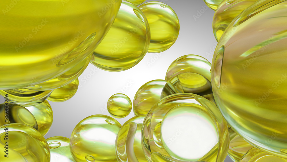 Cod liver oil omega 3 gel capsules isolated on white background. 3D rendering Cod liver oil omega 3 gel capsules isolated on white background. 3D rendering