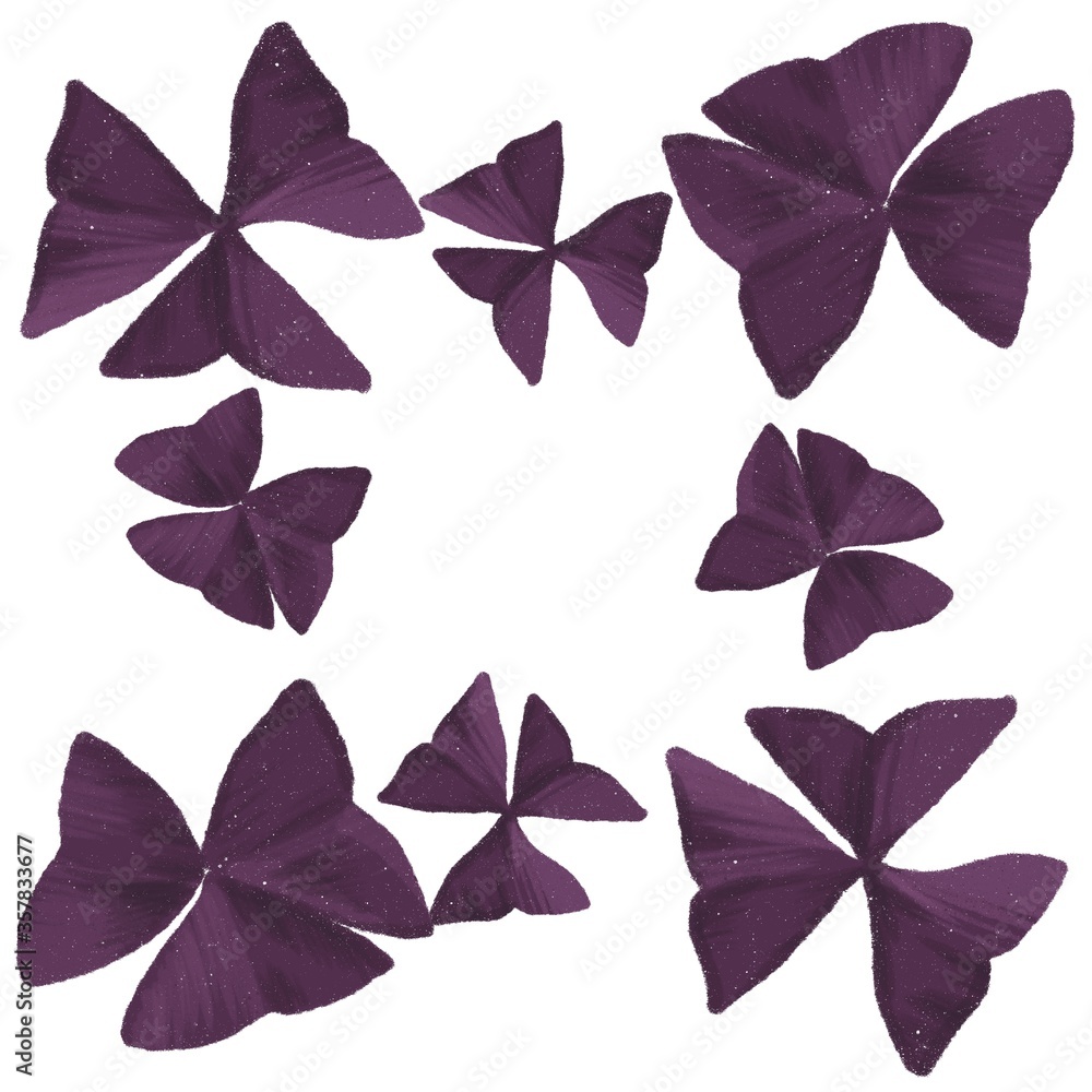 exotic plants on a white background for decor for pattern exotic plants on a white background for decor for pattern