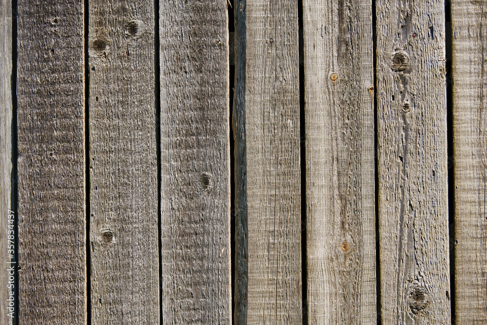 Naklejka premium Dark wood texture background surface with old natural pattern