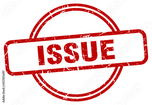 issue grunge stamp. issue round vintage stamp