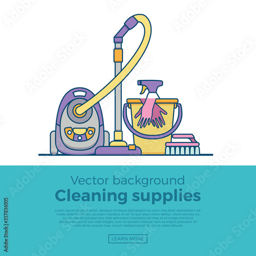 Household cleaning supplies