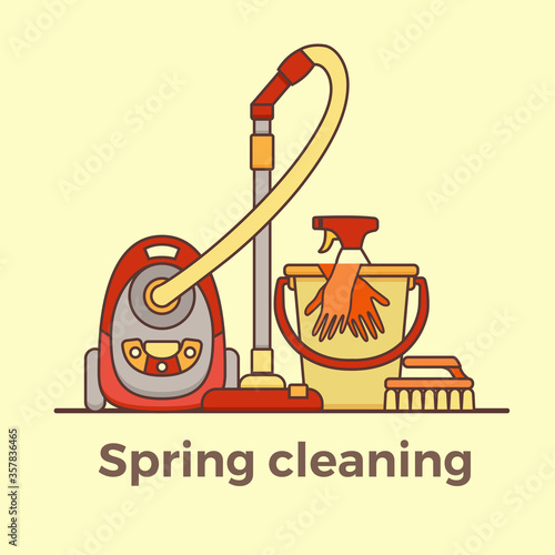 Household cleaning supplies