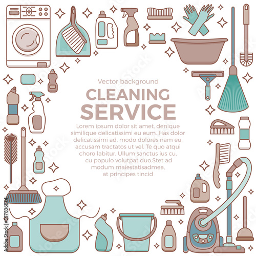 Household cleaning supplies