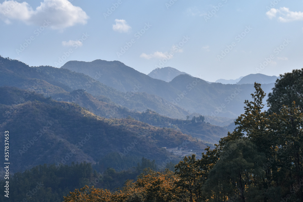 Fototapeta premium mountain landscape with clouds