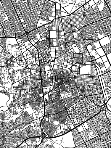 map of the city of Riyadh, Saudi Arabia