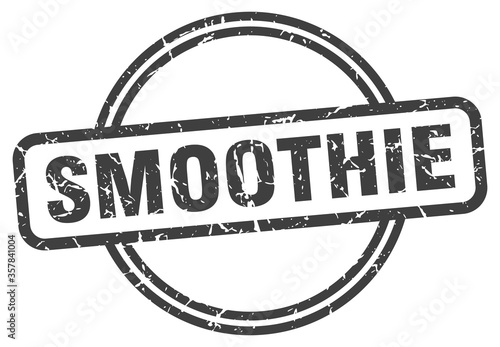 smoothie grunge stamp. smoothie round vintage stamp
