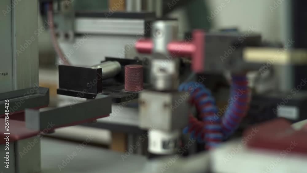Electronic Robot Handling Electronic Part Electronic Robot Handling Electronic Part