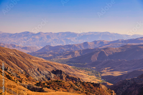Beautiful Landscape at the Selim Pass in Armenia.