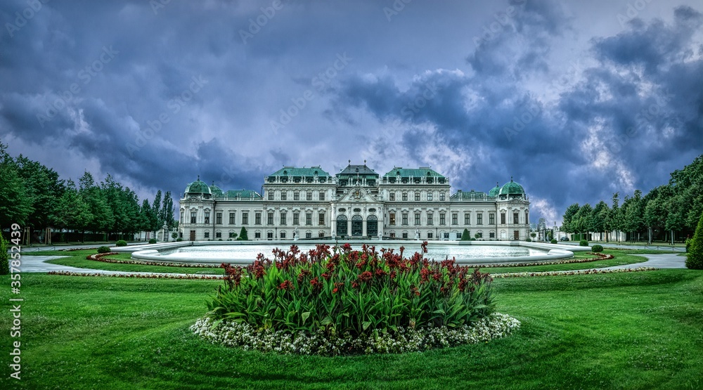 Royal Belvedere Palace in Vienna, Austria