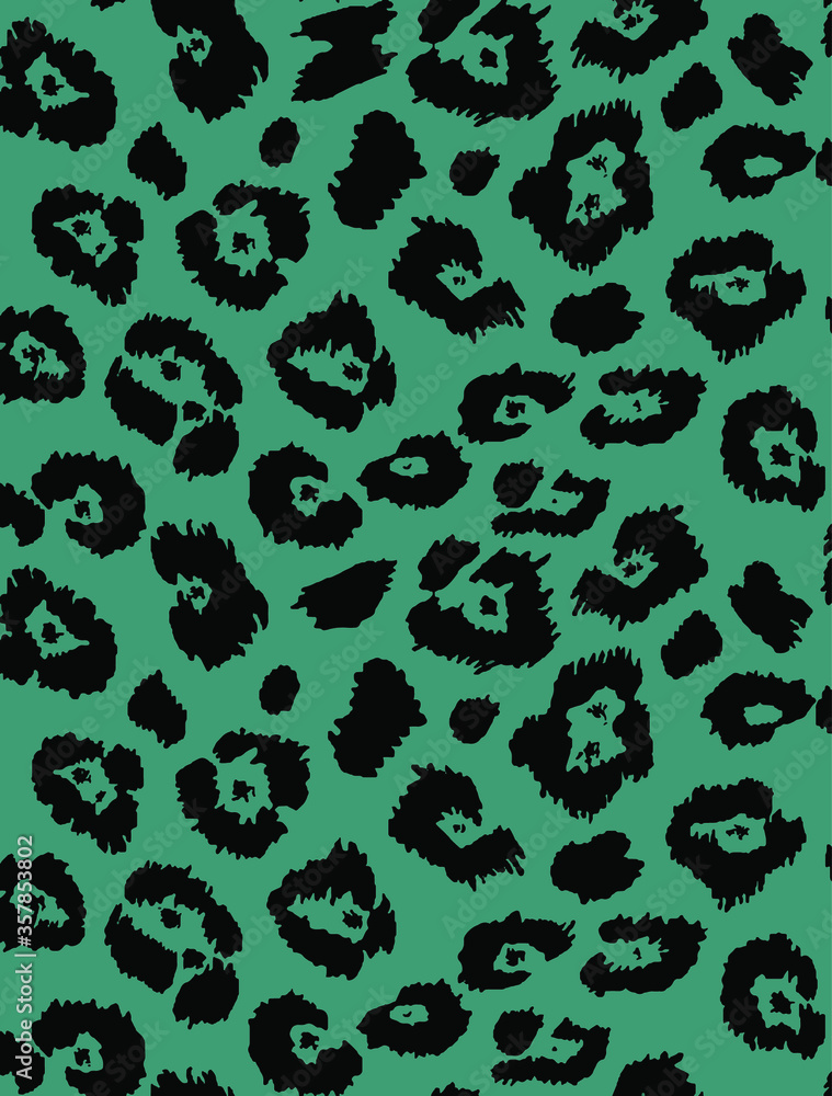 Obraz premium Seamless leopard pattern, animal print.