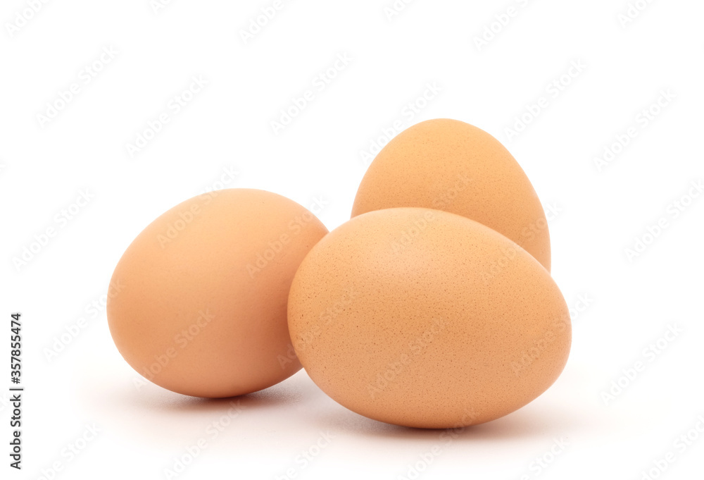boiled chicken eggs isolated on white background boiled chicken eggs isolated on white background