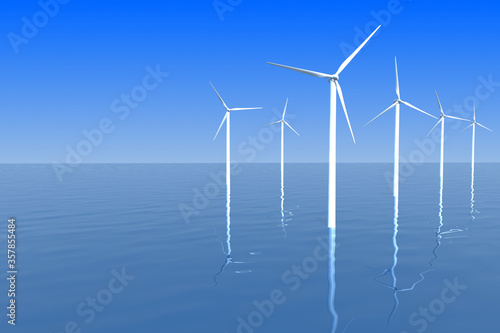 off shore wind turbines