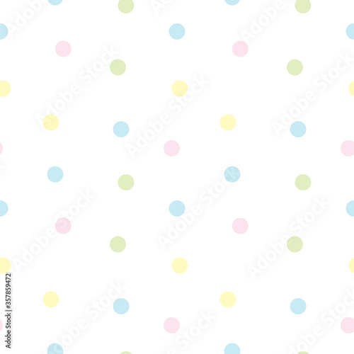Seamless background with multicolored peas. Vector illustration
