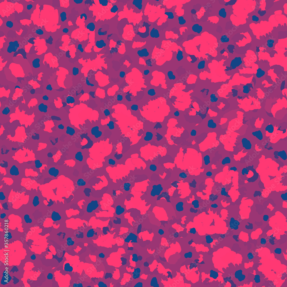 Abstract seamless pattern, bright colored and spotty