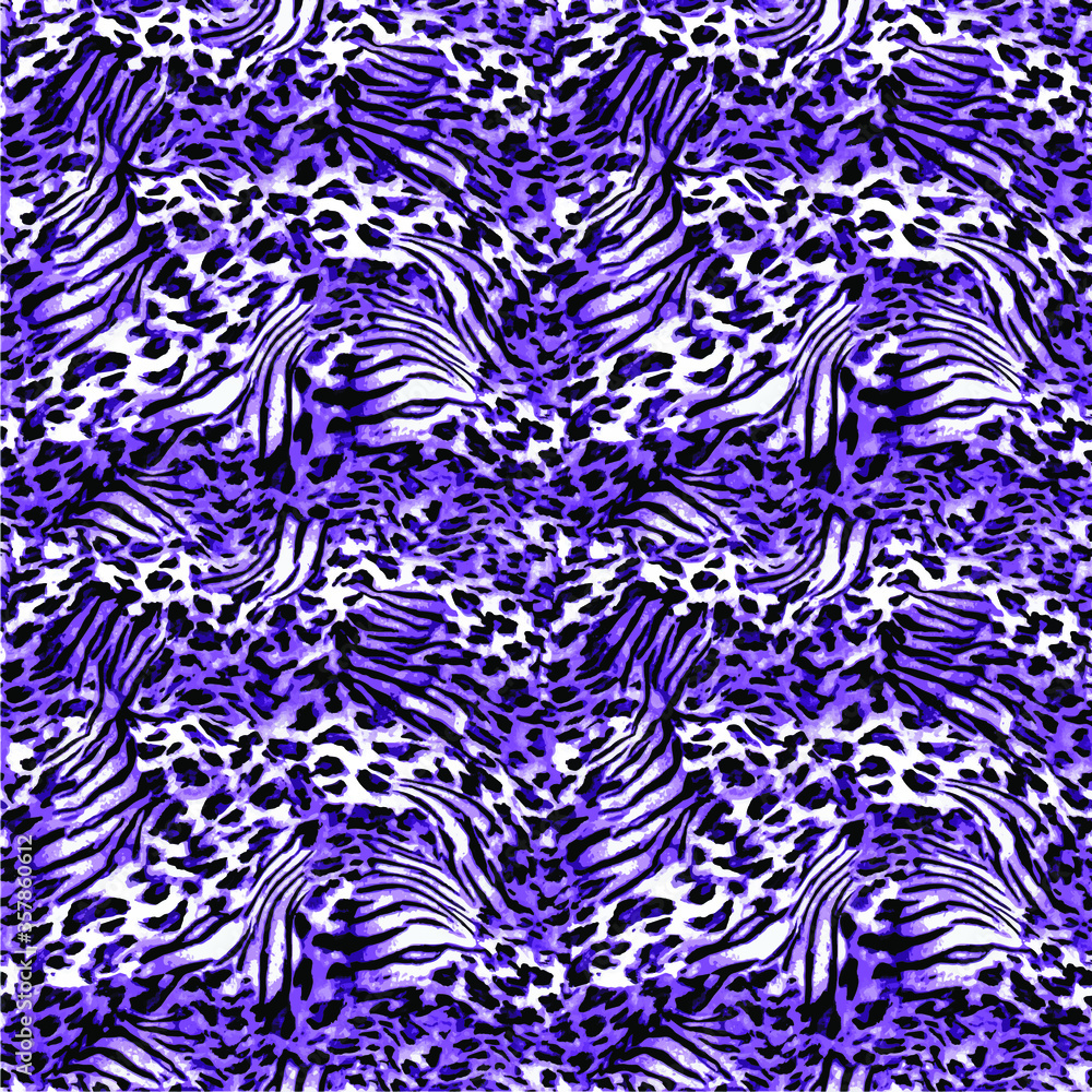 Seamless leopard pattern, animal print. Seamless leopard pattern, animal print.