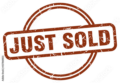 just sold grunge stamp. just sold round vintage stamp