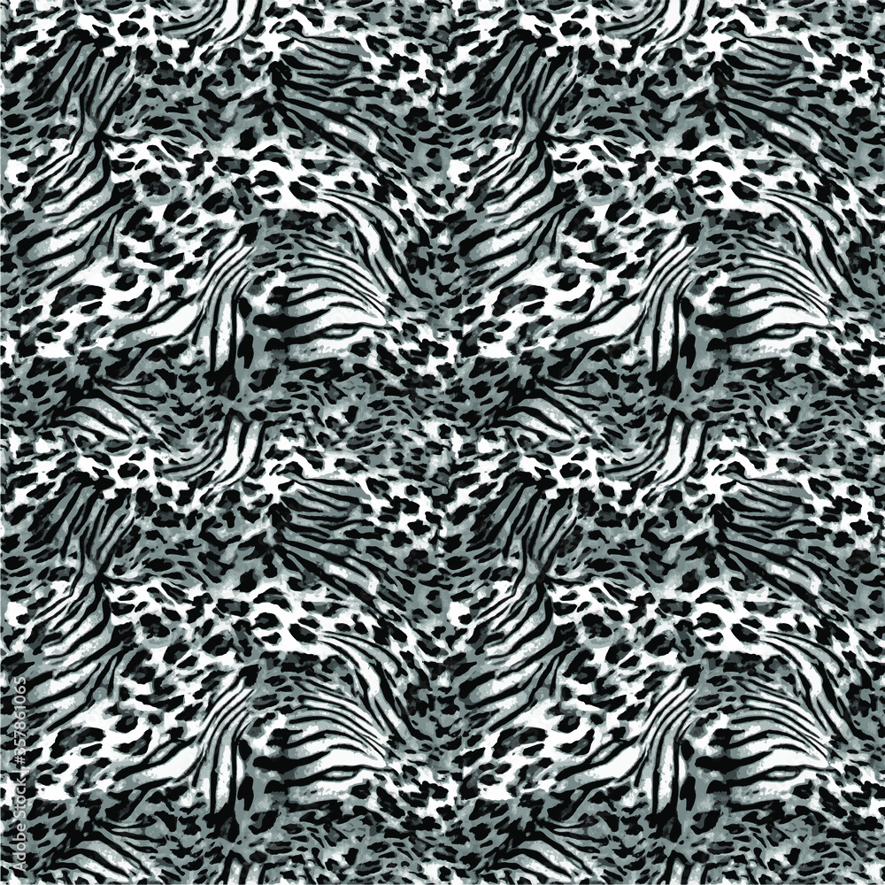 Seamless leopard pattern, animal print. Seamless leopard pattern, animal print.