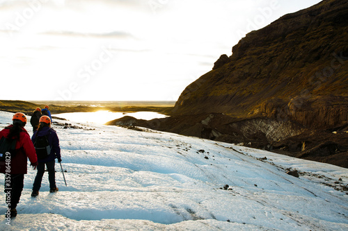 Randonnée sur glacier, Vatnajökull‎ Islande
