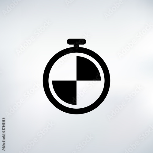 Timer seconds Countdown Timer icon set. time interval icons. Stopwatch and time measurement. Stock Vector illustration isolated on white background.