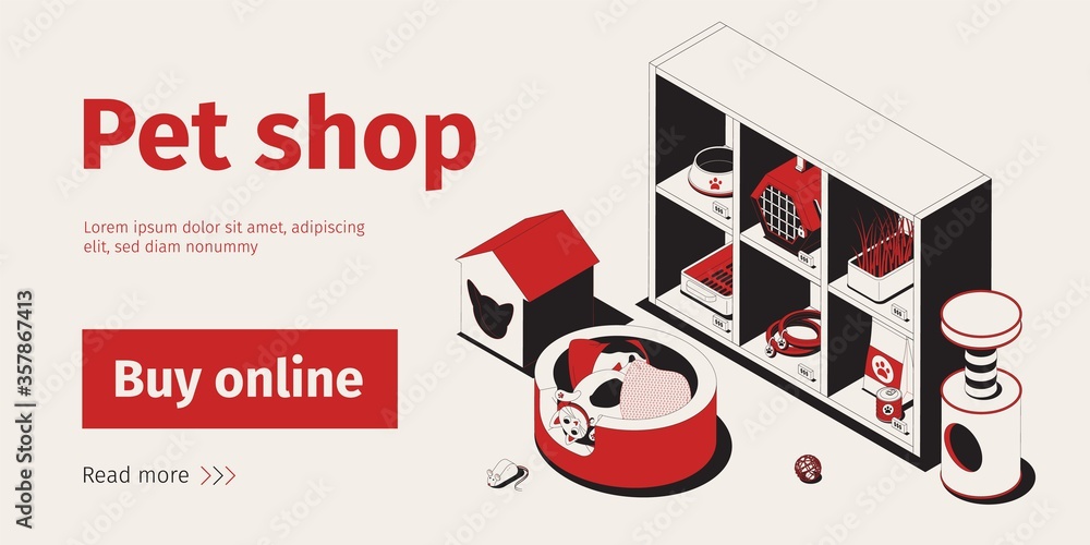 Pet Shop Horizontal Banner Pet Shop Horizontal Banner