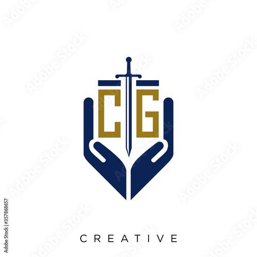 cg logo design vector 