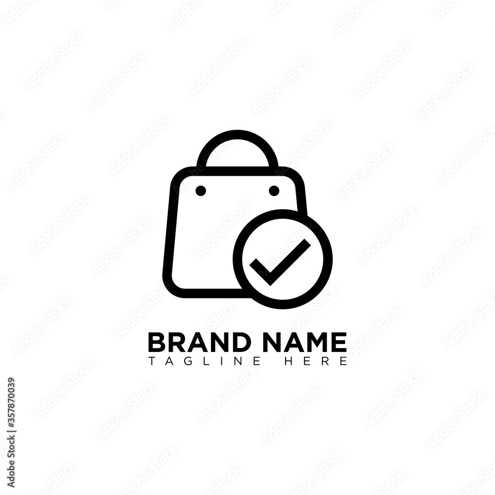 Safe Shop Logo Design Monoline Safe Shop Logo Design Monoline