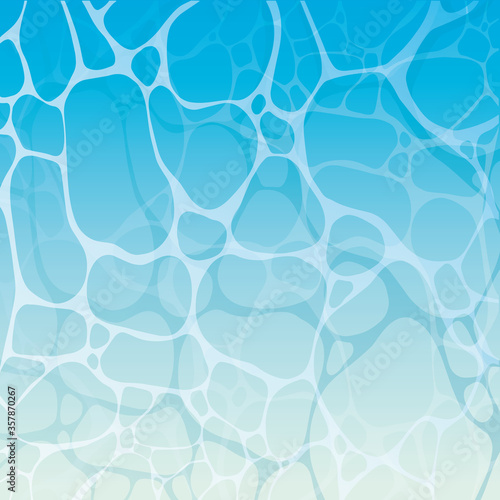 水面　海　夏　イラスト