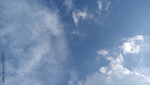 Photography beautiful white clouds in the sky, abstract background, natural wallpaper, card