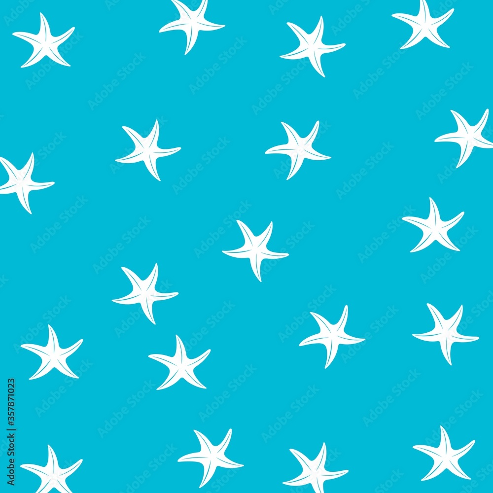 Fototapeta premium starfish illustration icon logo vector