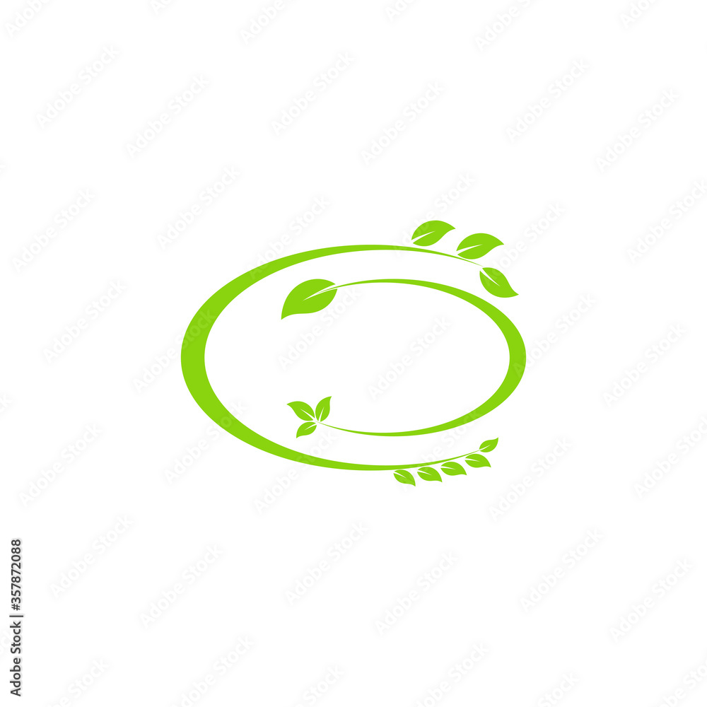 Leaf ecology Logo Template vector Leaf ecology Logo Template vector