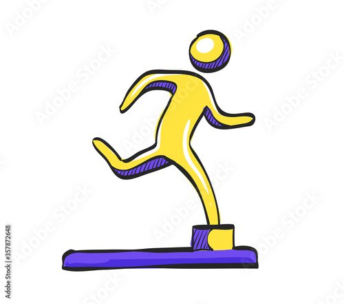 Color Sketch Icon Athletic trophy