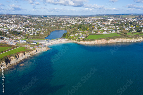 Falmouth from the air, Cornwall, England © Tim