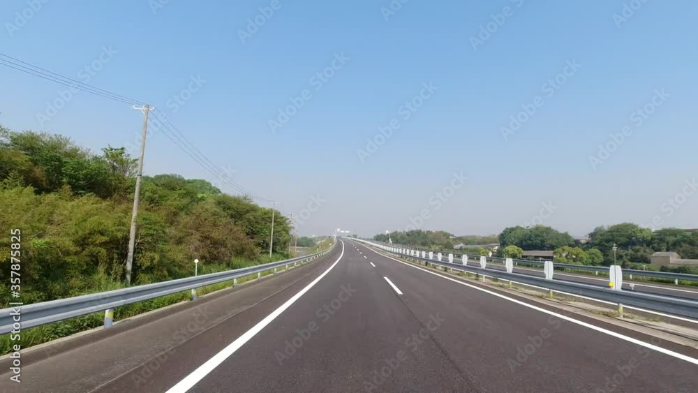 知多横断道路 中部国際空港連絡道路 セントレアライン 移動映像 愛知県 日本 知多横断道路 中部国際空港連絡道路 セントレアライン 移動映像 愛知県 日本