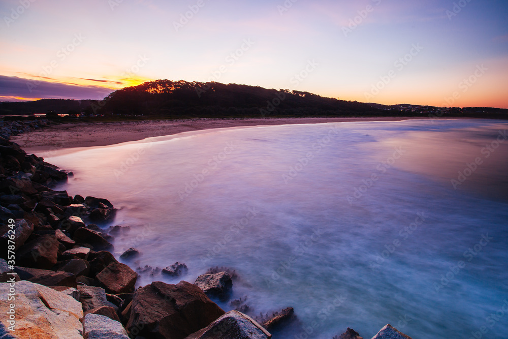 Fototapeta premium Bar Beach North Narooma Australia