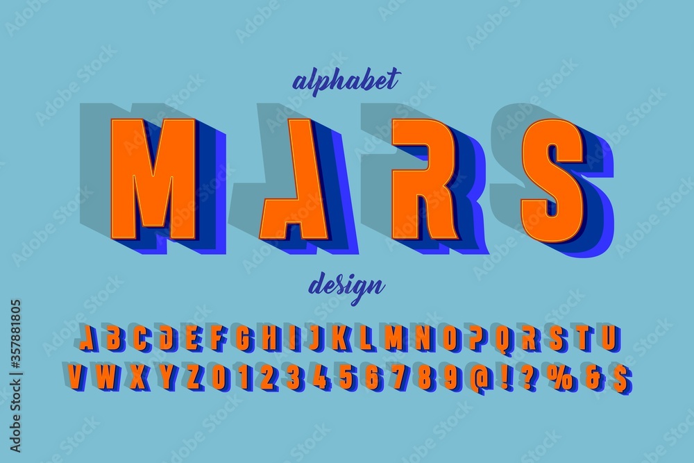 font alphabet typeface vector, retro  font, alphabet lettering new style background