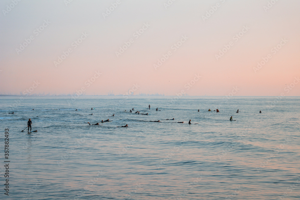 surfing sunrise session