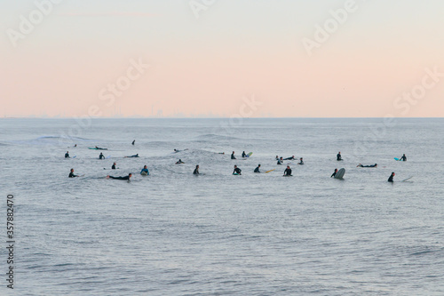 on a calm ocean