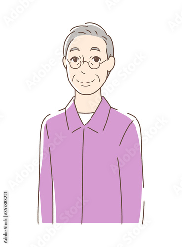 笑顔の男性