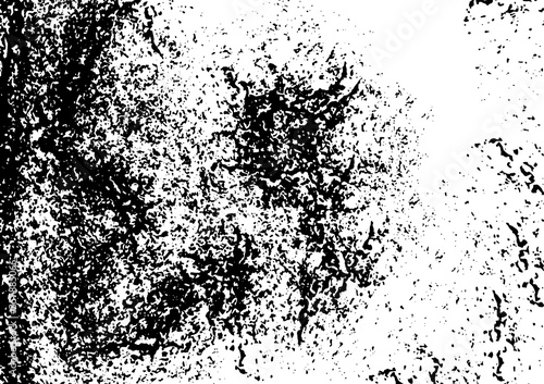 Grunge abstract black-white texture. Vector