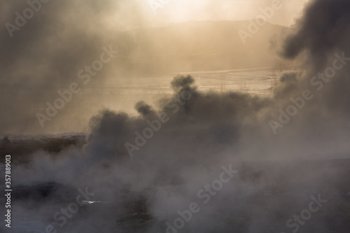 Geysir auf Island