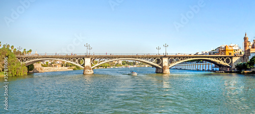 Triana bridge. Seville, Spain.
