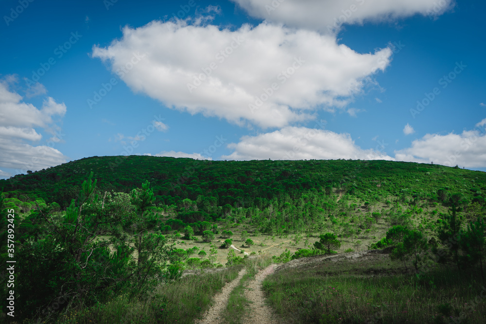 Condeixa Mountain 
Green Mountains Landscape
Blue Sky