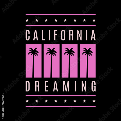 Retro California print.