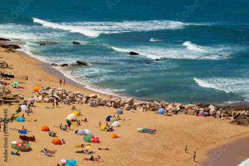 Fototapeta Naklejka Na Ścianę i Meble -  Cadiz beach in summer