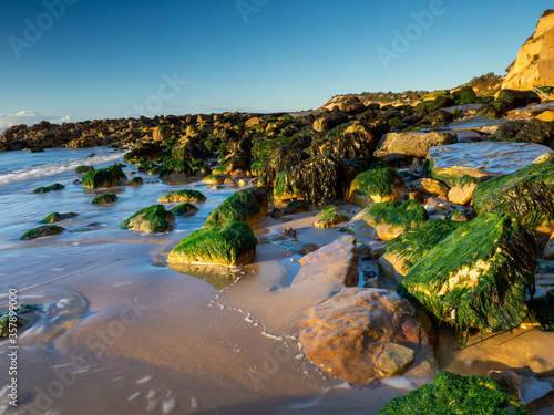 Bright beach at Pett Level photo