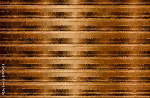 Abstract golden pattern with horizontal stripes.