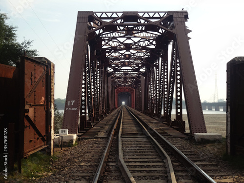 railway bridge over the river