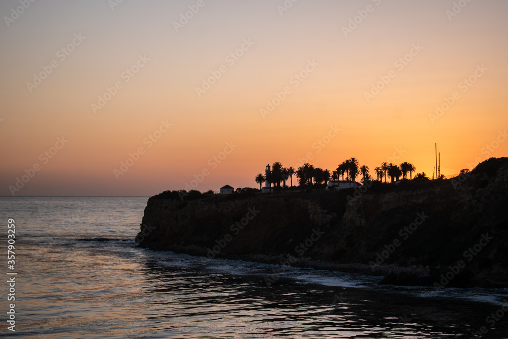 Sunset over the Pacific Ocean in Rancho Palos Verdes Sunset over the Pacific Ocean in Rancho Palos Verdes