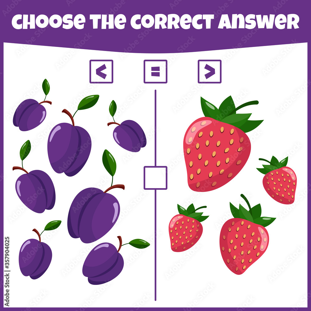 More less or equal. Compare the number. Counting game. Educational mathematical game. Math game for kids. More less or equal. Compare the number. Counting game. Educational mathematical game. Math game for kids.