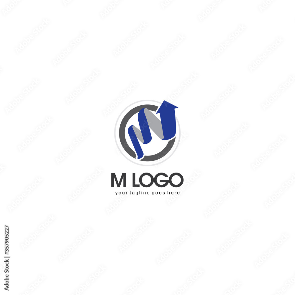 letter m marketing business logo design letter m marketing business logo design
